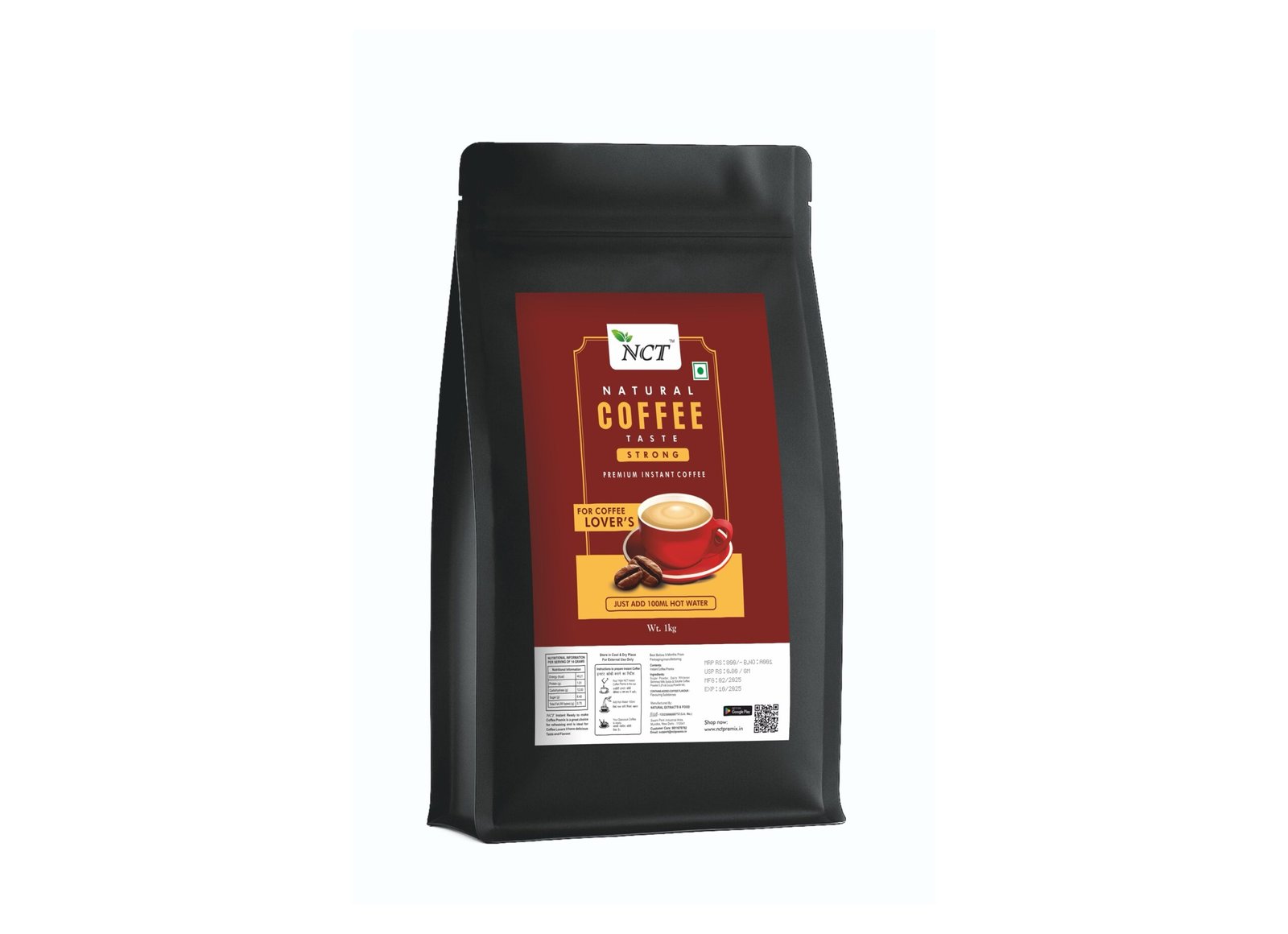 NCT Hot Coffee Premix 1 Kg